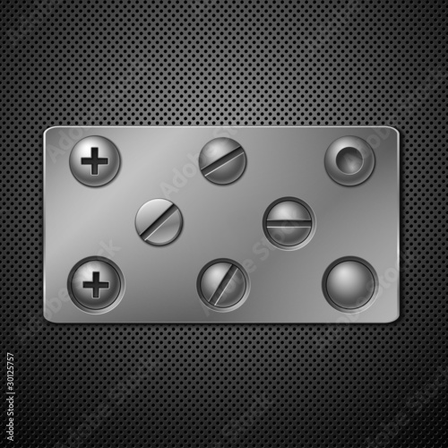 Screws and rivets. Elements for your design.
