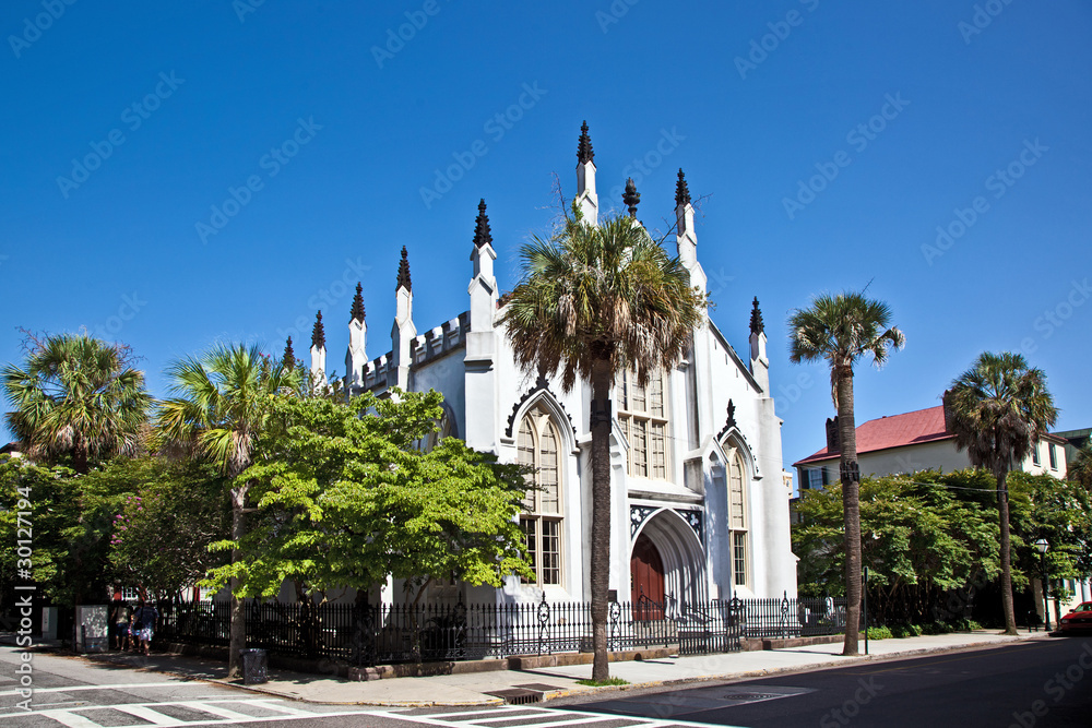 Fototapeta premium Kościół hugenotów w Charleston