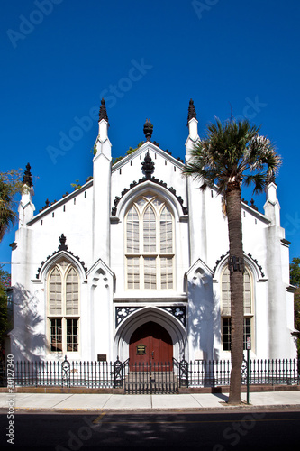 Fototapet Huguenot Church in Charleston