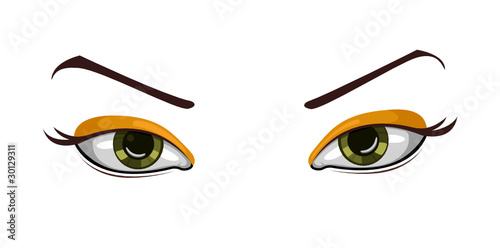 Vector beautiful eyes