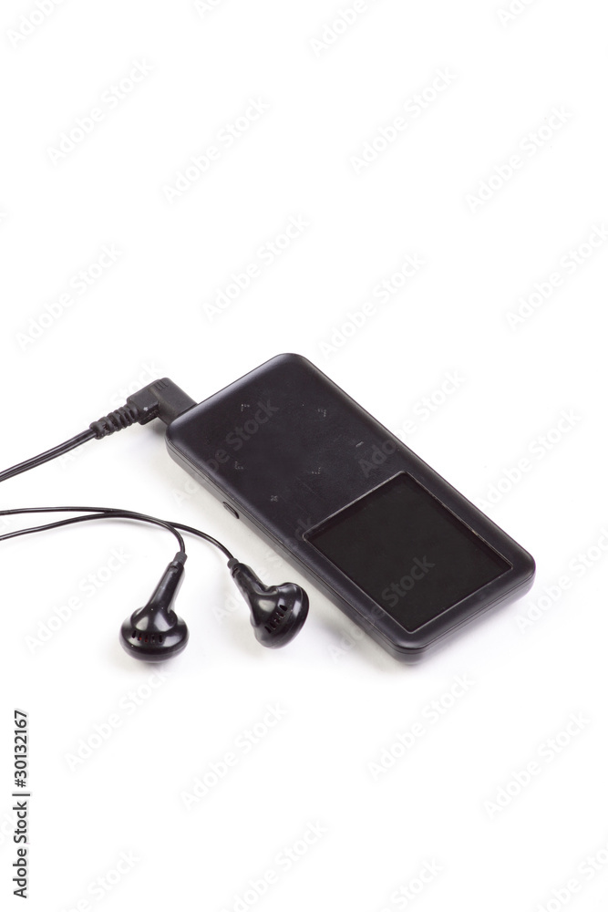 Mp3 player, isolated on the white background Mp3 player, isolated on the white background