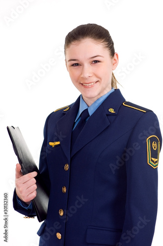 girl in uniform