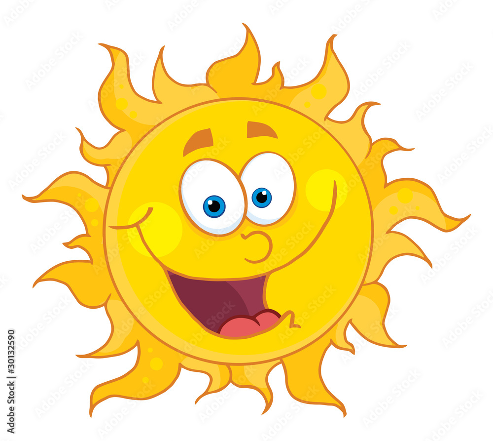 Sun Mascot Cartoon Character Sun Mascot Cartoon Character