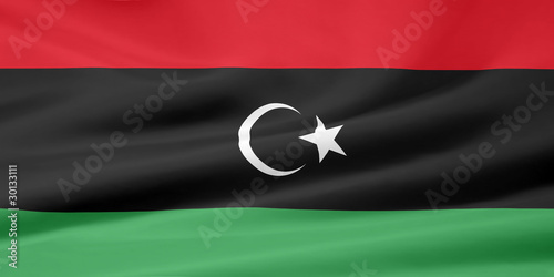 Flagge von Libyen - alt #30133111