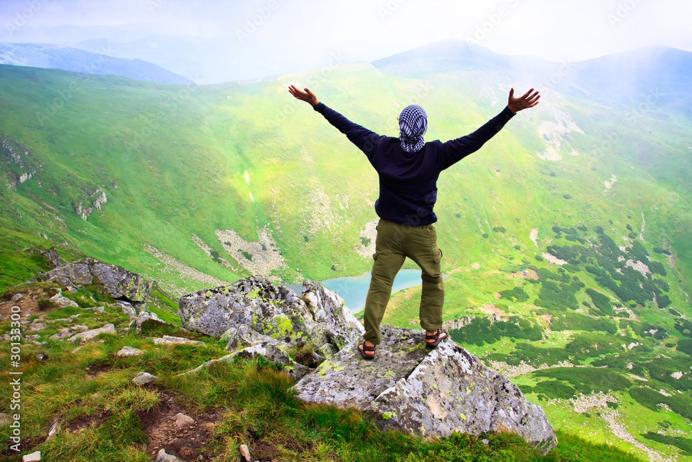 Fototapeta premium Beautiful mountains landscape