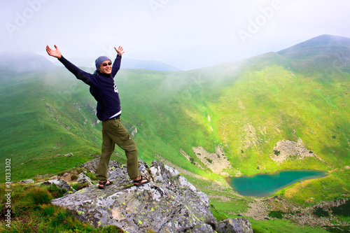 Beautiful mountains landscape