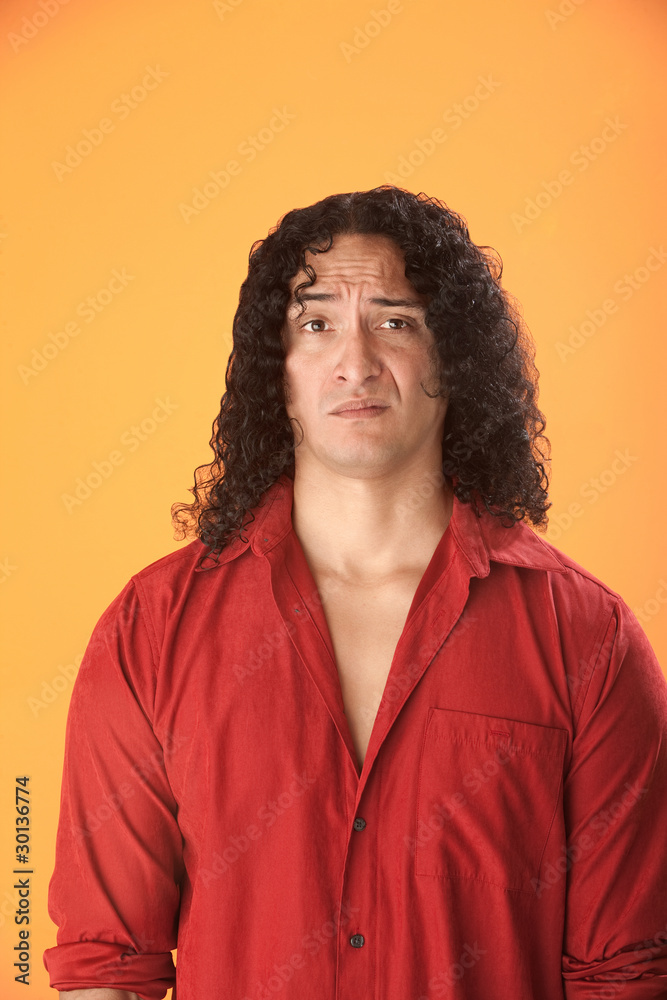Fototapeta premium Man In Doubt