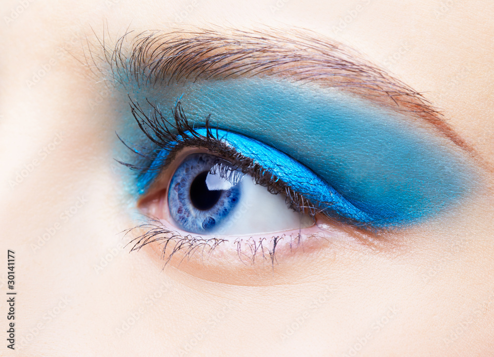 Fototapeta girl's eye-zone makeup