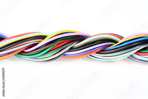 fili elettrici multicolore
