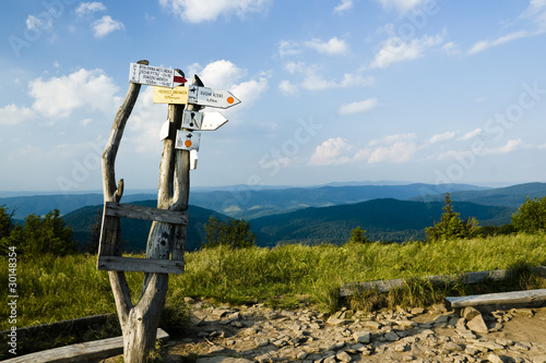 Mountain Trail signpost