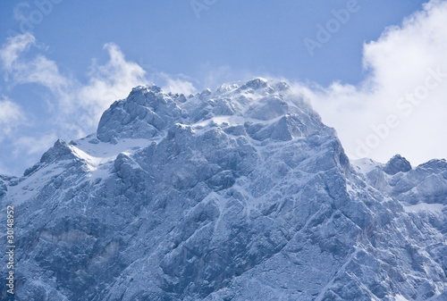 alps in winter