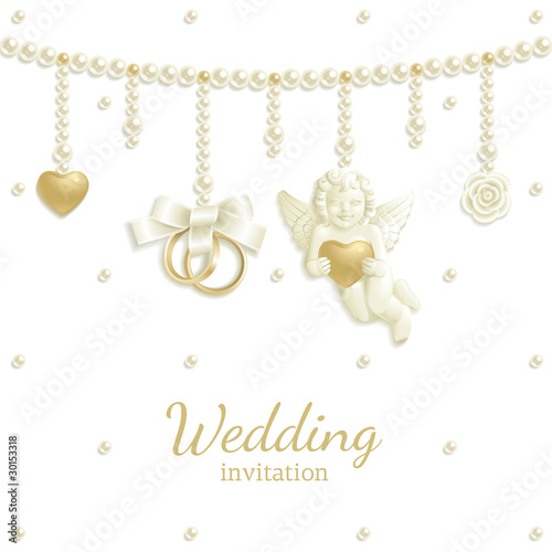 Wedding jewel background