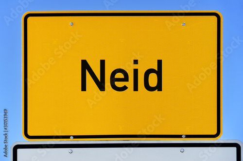 Ortsschild Neid
