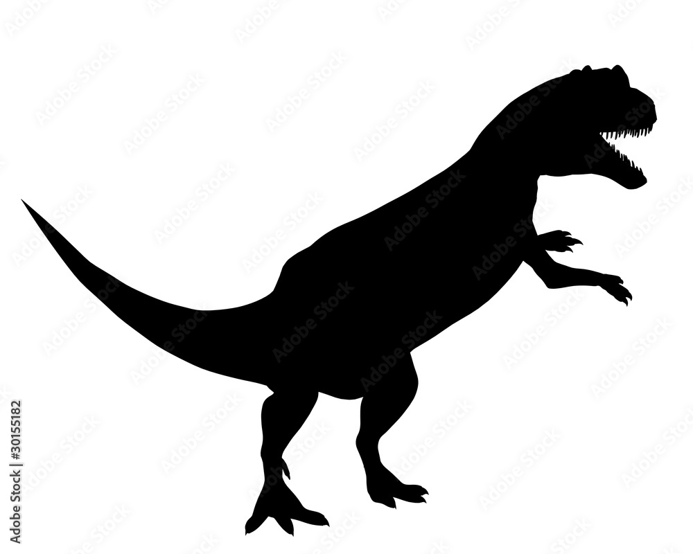 Dinosaur Silhouette - Allosaurus