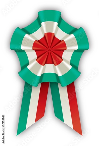 coccarda tricolore 150 - anniversary italian cockade