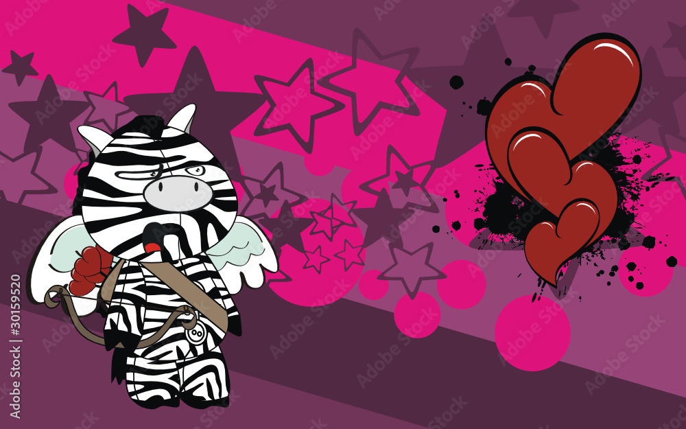 zebra cupid cartoon background zebra cupid cartoon background