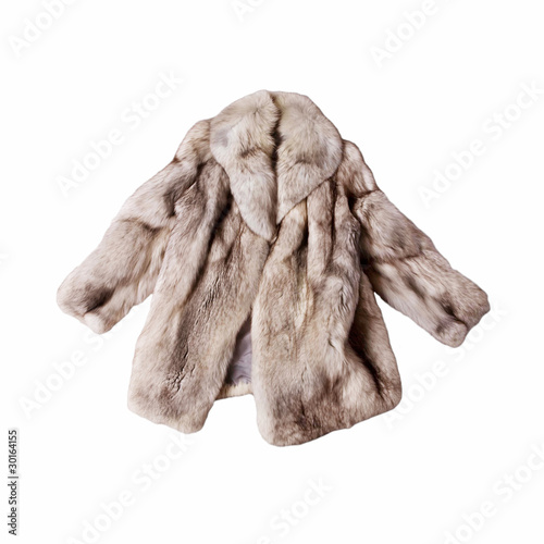 real fox fur coat
