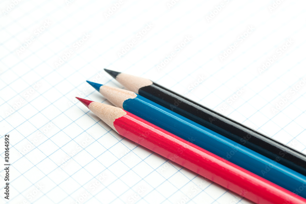 plaid notebook with a spiral and colored pencil plaid notebook with a spiral and colored pencil