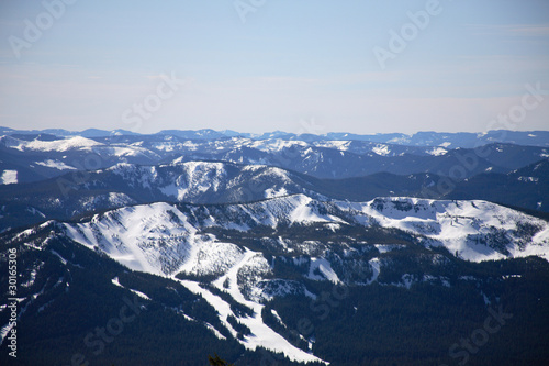 Cascade mountain range