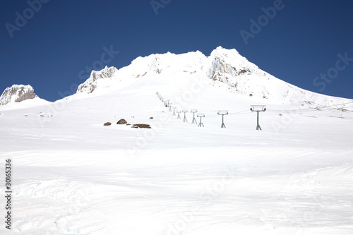 Ski lift on Mt. Hood © Peter Kim