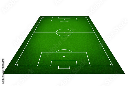 Illustration of a soccer field. (Original style)