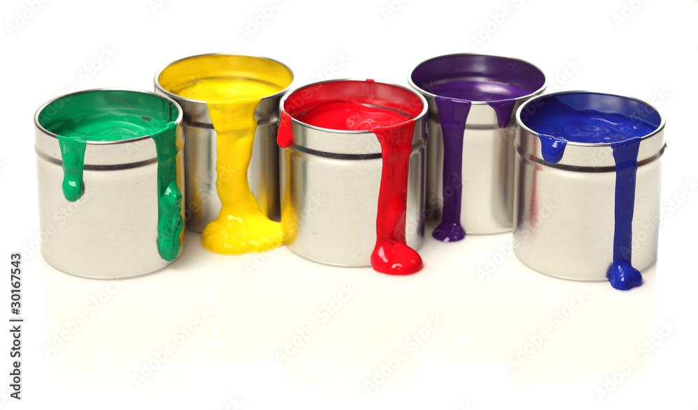 Fototapeta premium Cans of paint