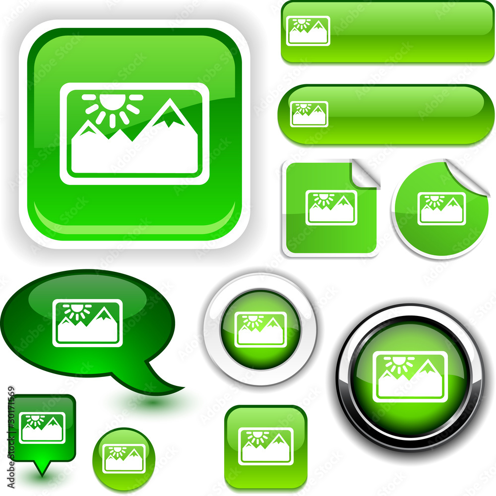 Picture green signs. Picture green signs.
