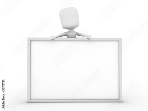Man Presenting a White Board