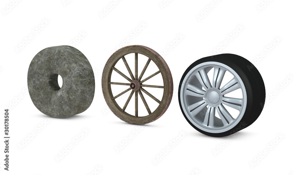 Fototapeta premium three wheels