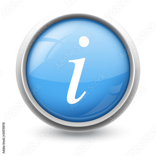 Symbole glossy vectoriel info 01b