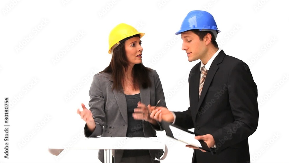 Two architects speaking to each other Two architects speaking to each other