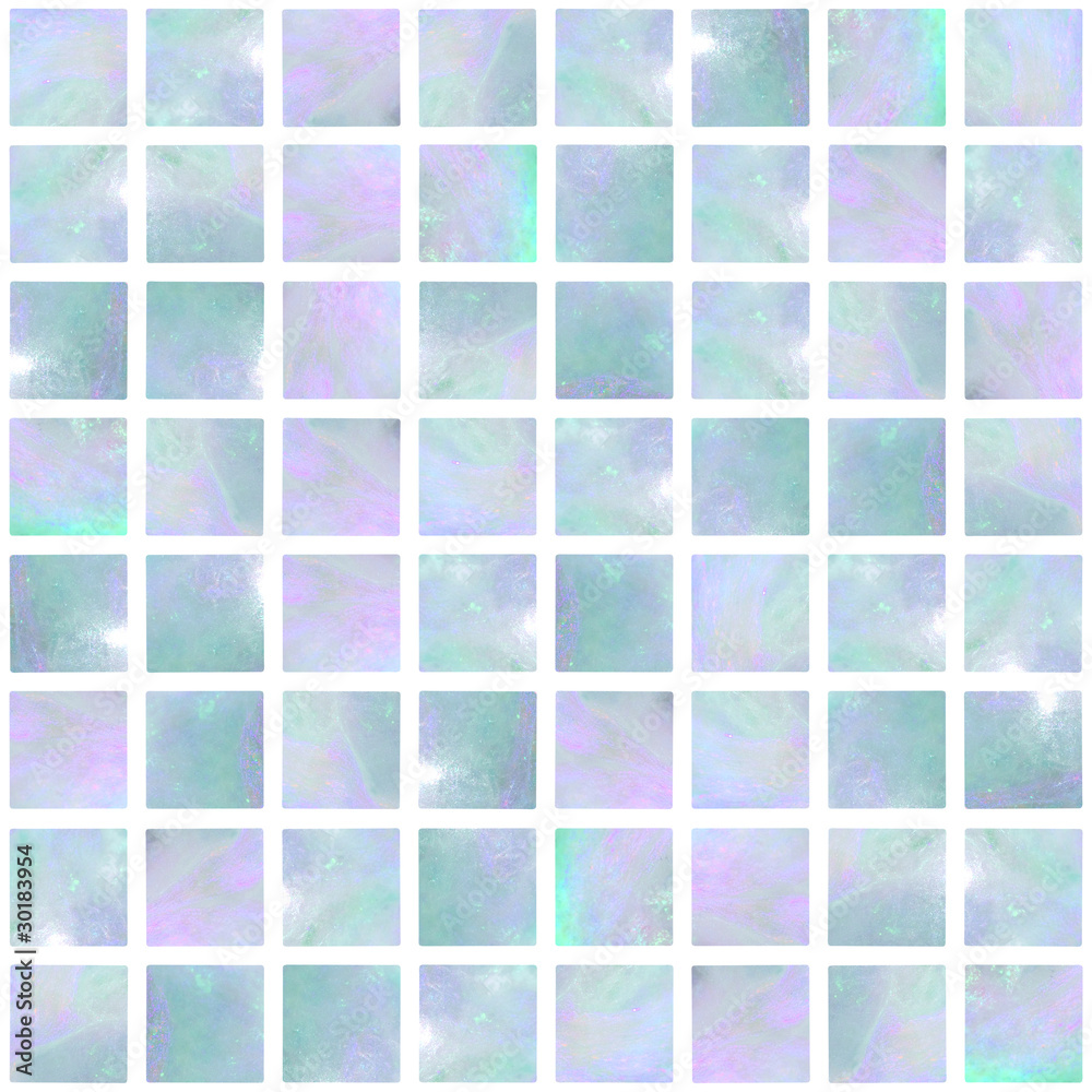 Blue Opal Mosaic seamless