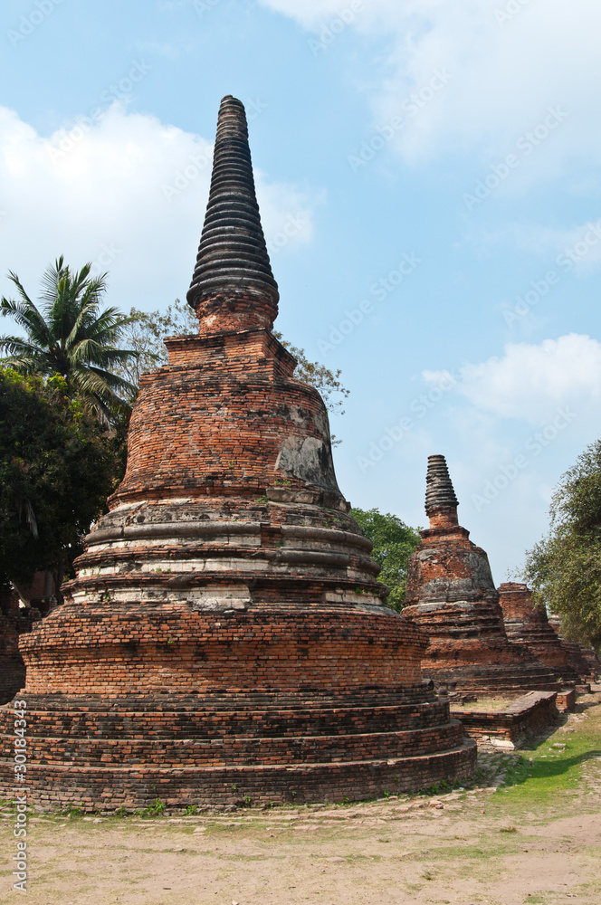 Old Temple of Ayuthata, Thailand