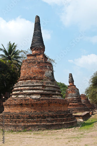 Old Temple of Ayuthata  Thailand