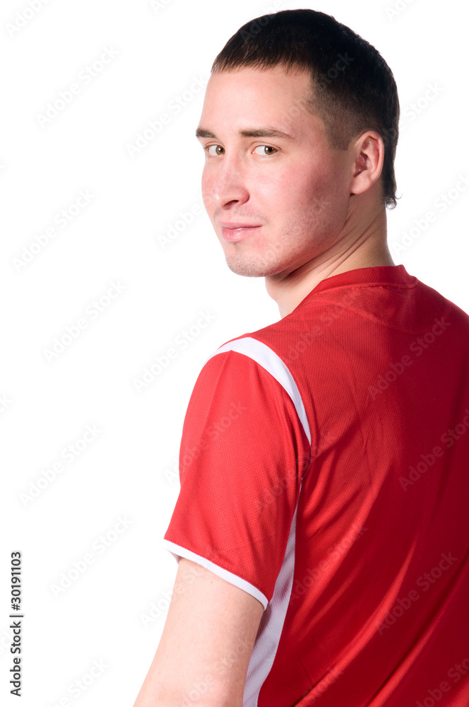 soccer player is looking back soccer player is looking back