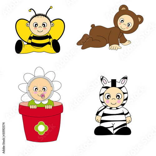 bebés disfrazados