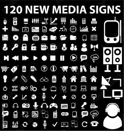 120 new media signs