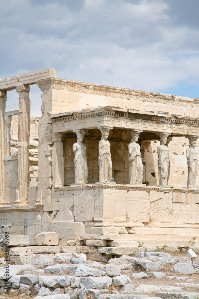The Porch of the Caryatids of The Erechtheum temple