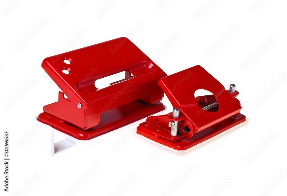 Two red prickers (isolated). Two red prickers (isolated).
