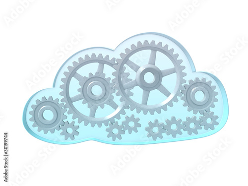 Computing cloud with gears