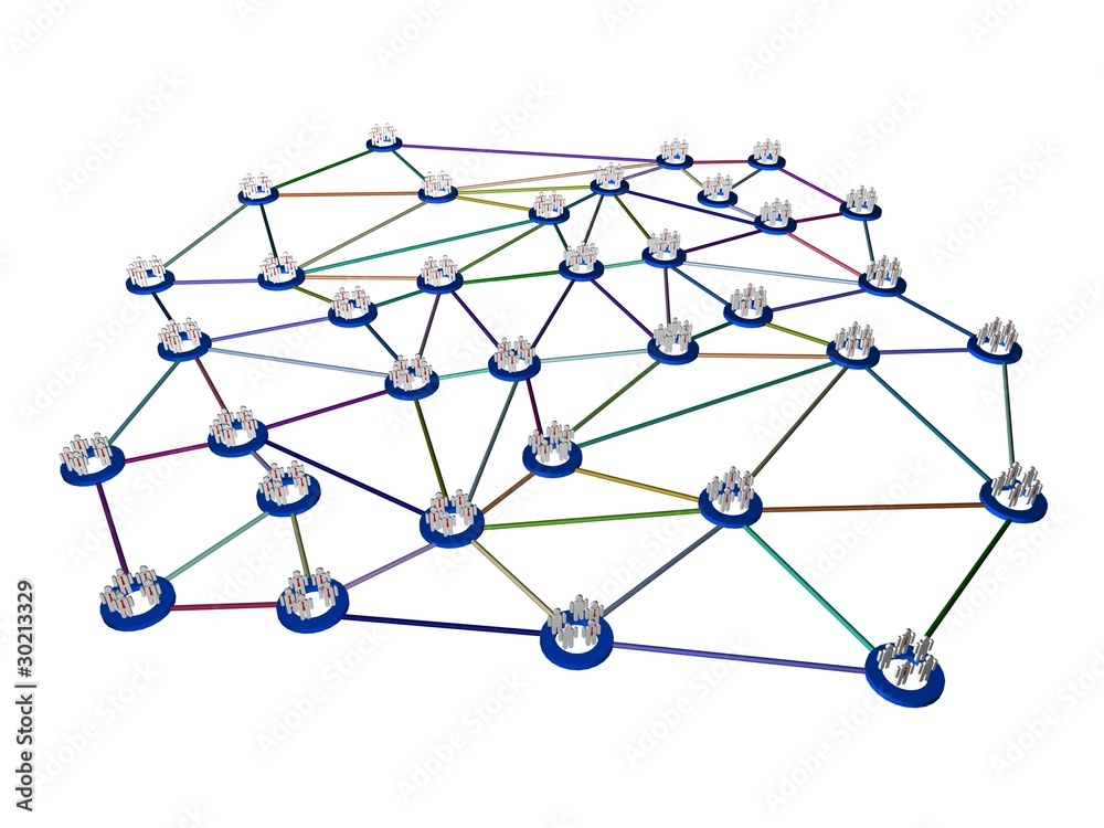 Network concept Network concept