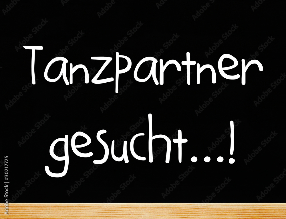 Obraz premium Tanzpartner gesucht...!