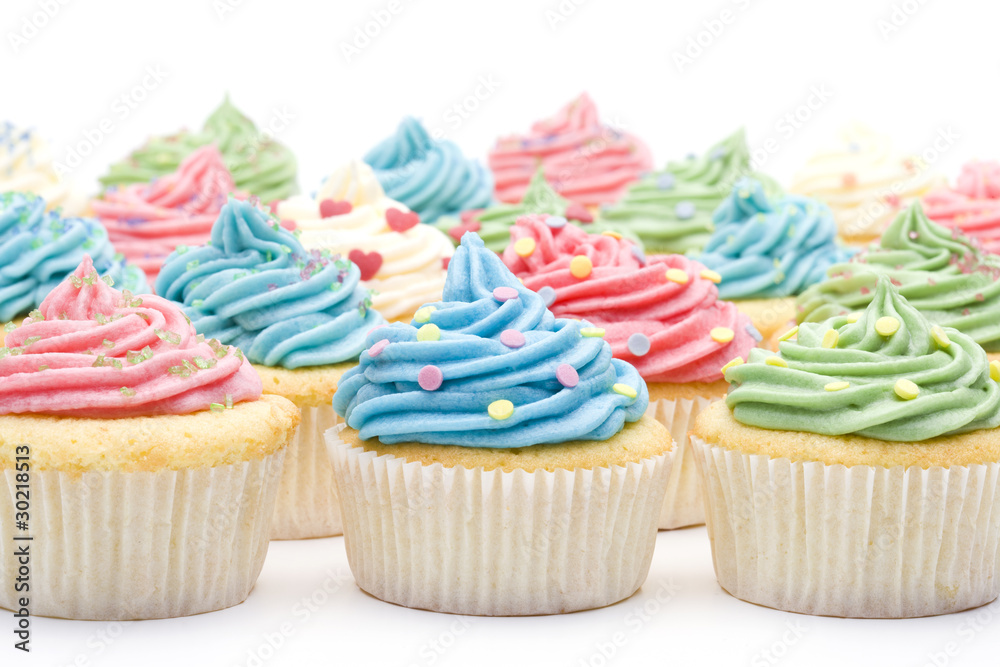 Bunte Muffins Bunte Muffins