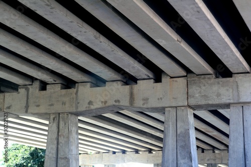 Tableau sur toile bridge engineery beams concrete columns