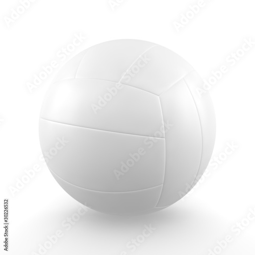 A render of an isolated classic volleyball