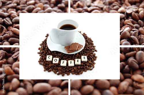 Coffee collage