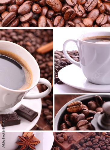 Coffee collage