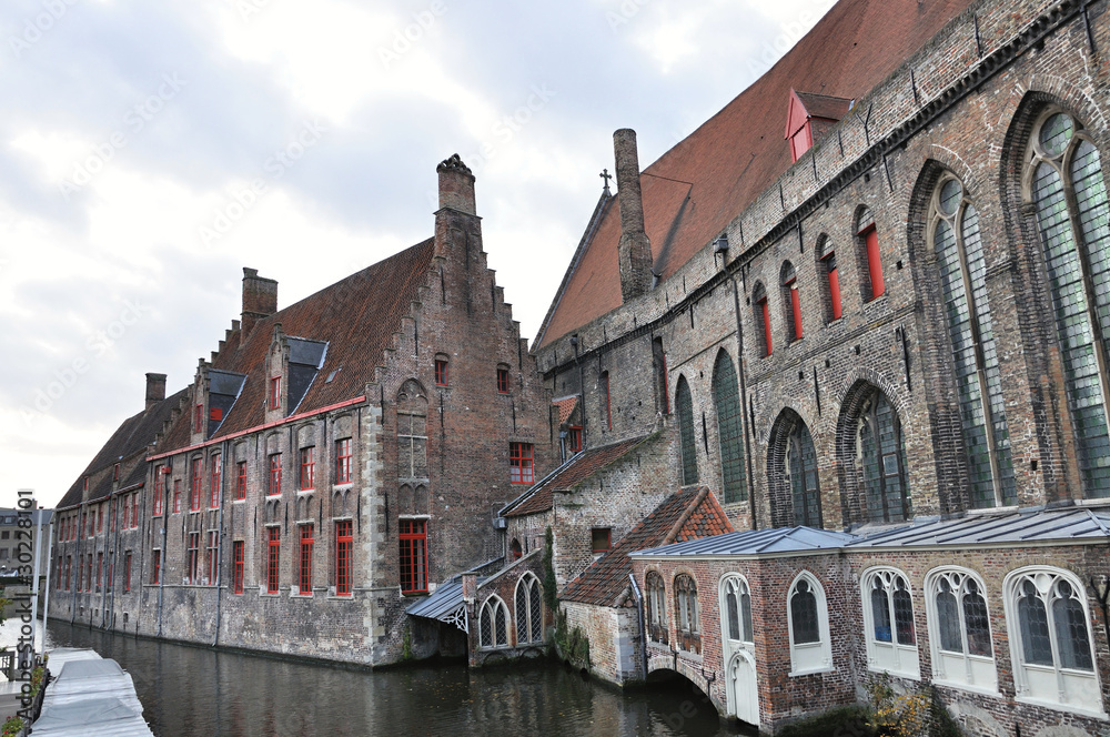 Houses in Bruges, Belgium