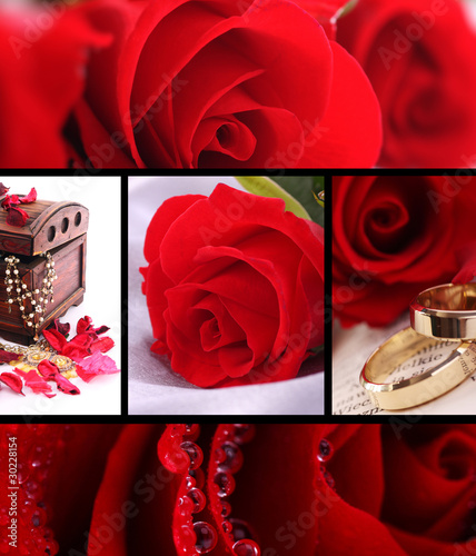 Valentine collage