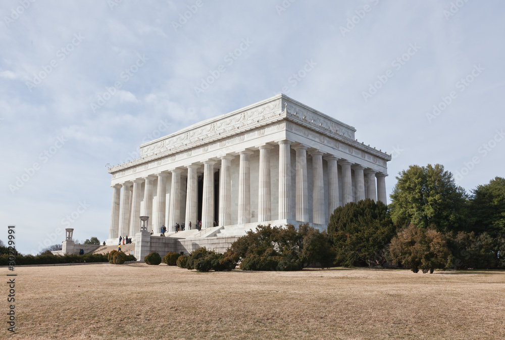 The Lincoln memorial in Washington DC